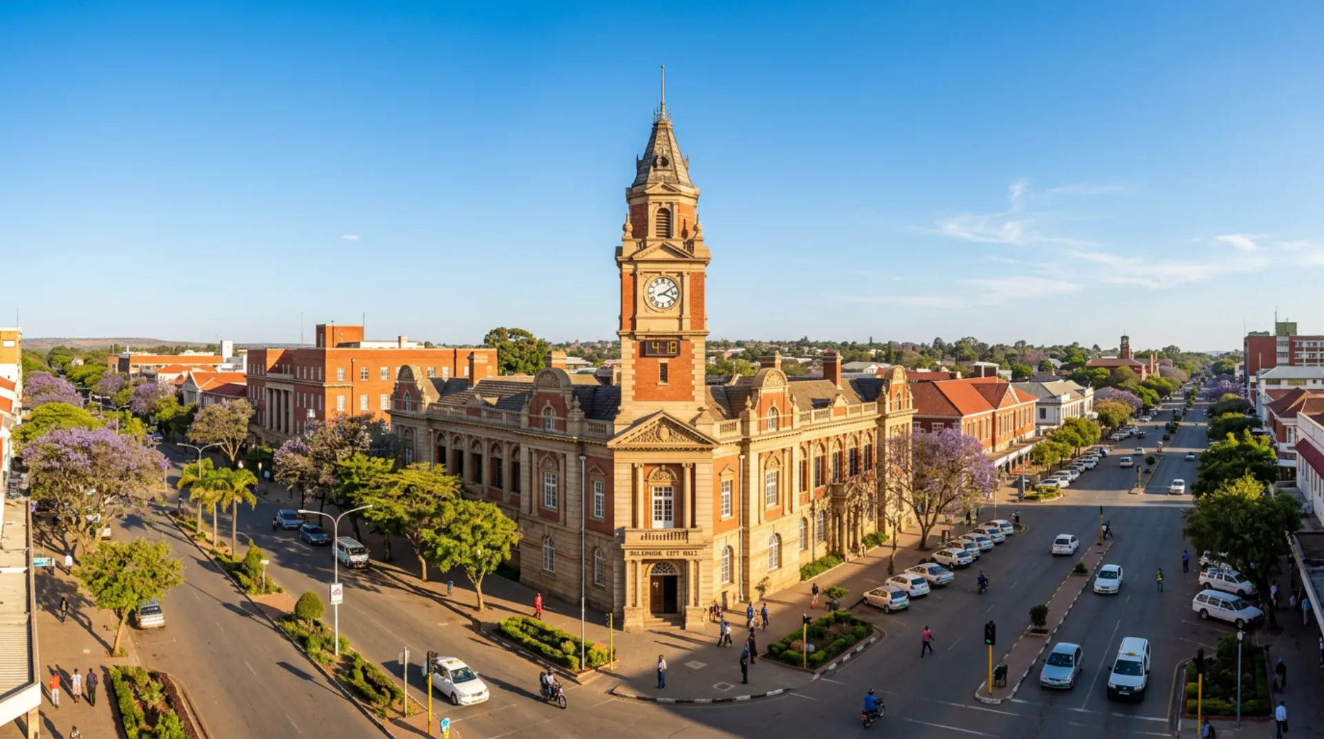 Bulawayo city centre, Zimbabwe